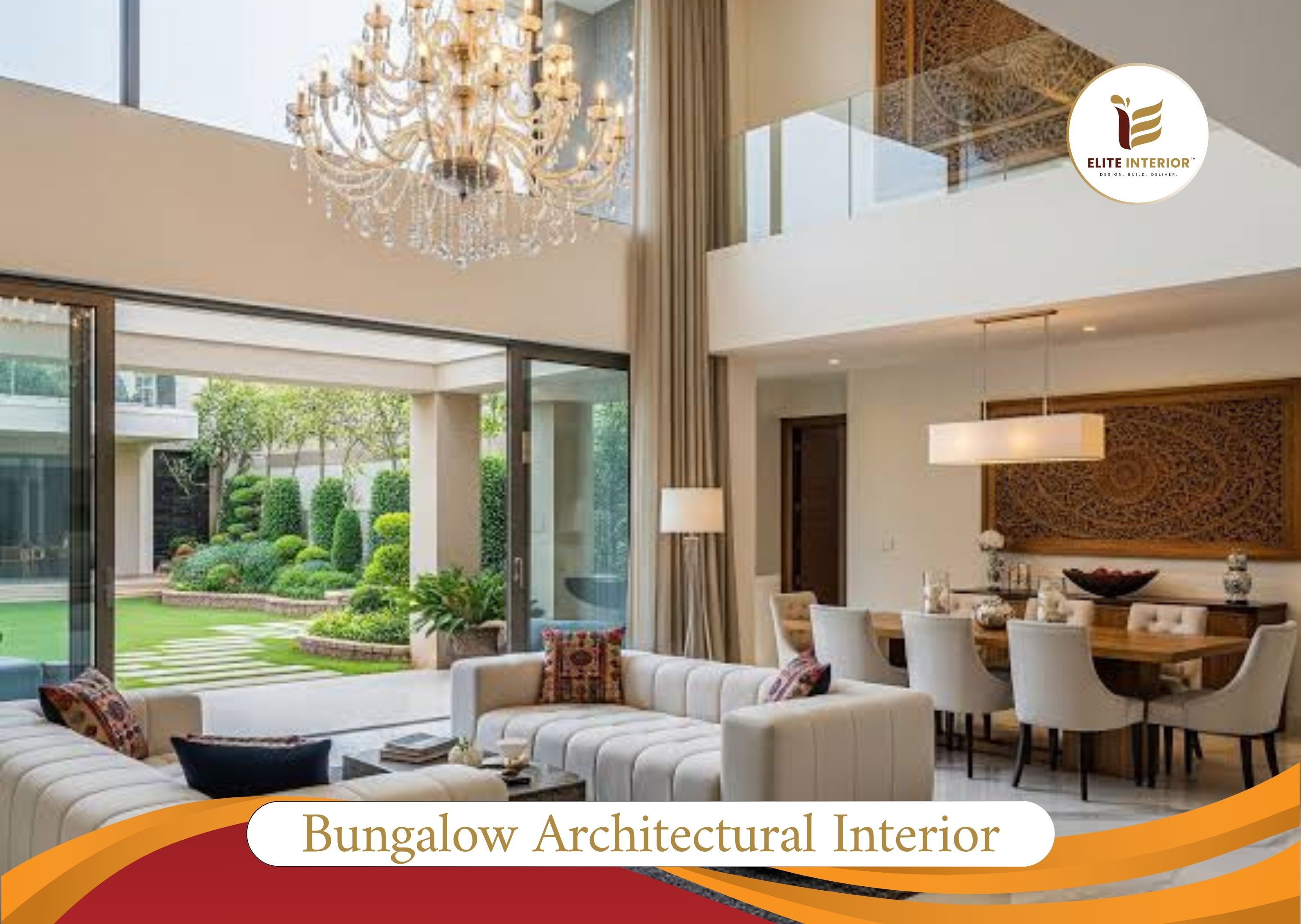Bungalow Interior Architecture in Shilaj
