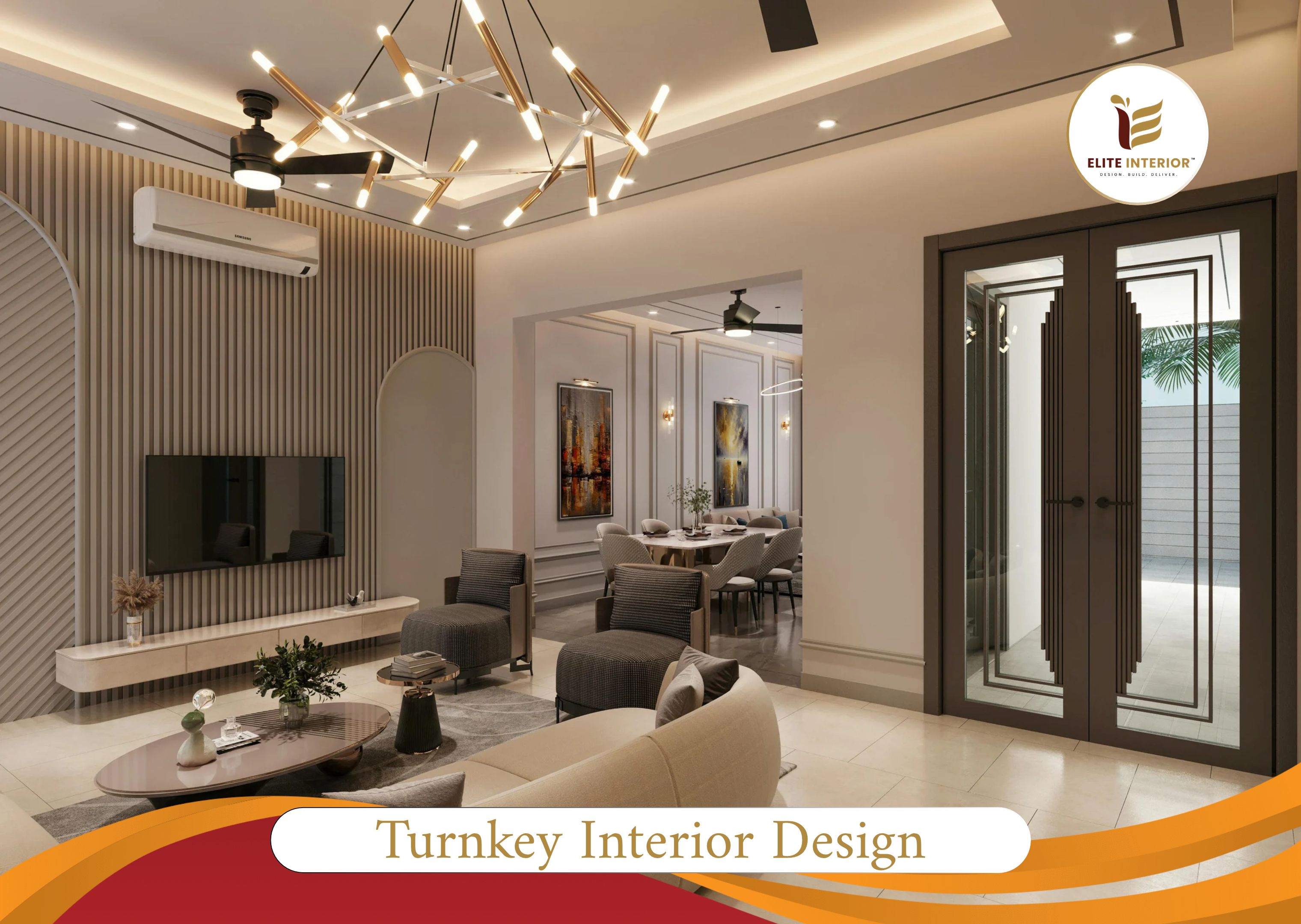 Turnkey Residential Interior Execution in Ahmedabad by Elite Interior